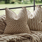 Wildcat Autumn & Fawn Piping Cushion by Decorum Interiors