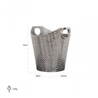 Ashly Silver Wine Cooler by Richmond Interiors