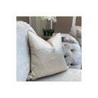 Grace Sand & Celine Fawn Piping Cushion by Luxe Casa