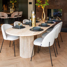 La Cantera Oval Dining Table - 240cm by Richmond Interiors