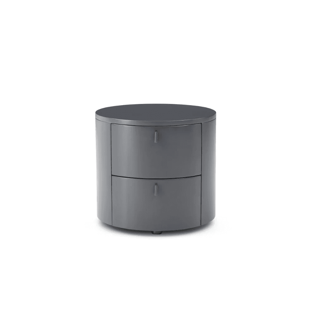 Sims Matte Anthracite Bedside Table by Tommy Franks