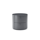 Sims Matte Anthracite Bedside Table by Tommy Franks