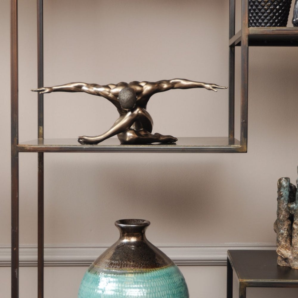 Keswick Male Nude Arms Outstretche by Libra Interiors