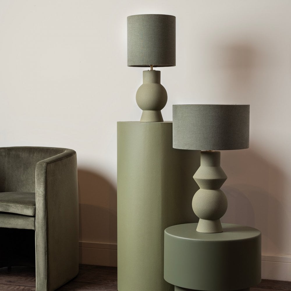 Aster Olive Table Lamp by Heathfield & Co