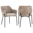 Fay shitake Velvet Chair by Richmond Interiors