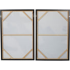 Hand Finished Impasto Brushstokes Framed Canvases Set of 2 by Libra Interiors