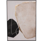 Framed Abstract Canvas by Libra Interiors