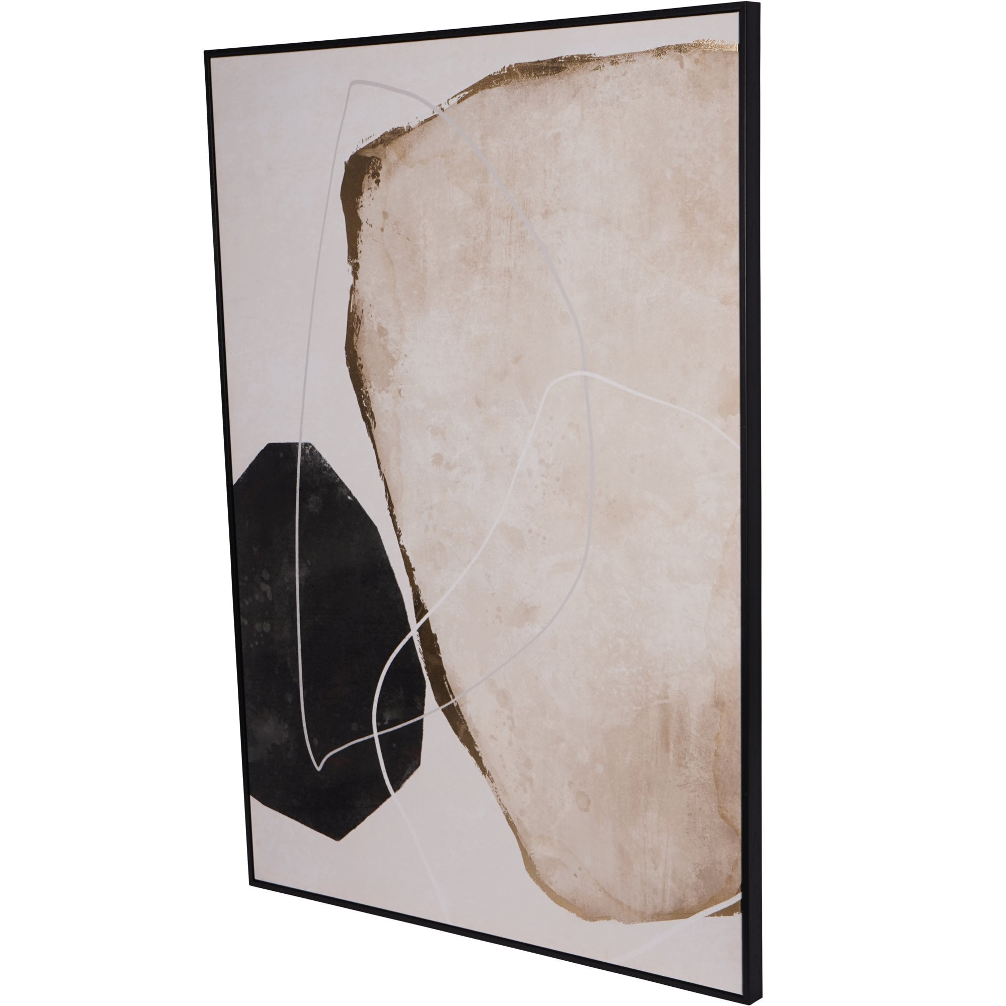 Framed Abstract Canvas by Libra Interiors