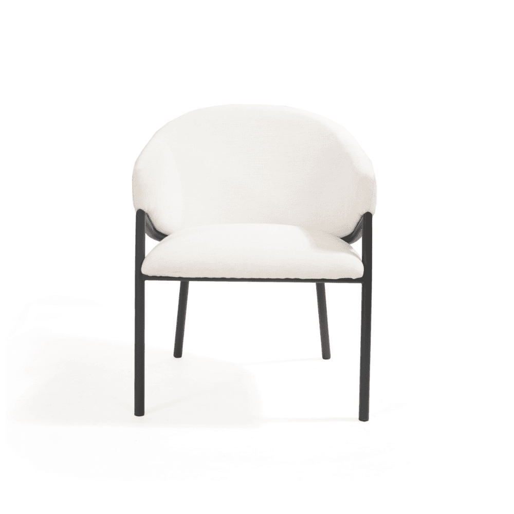 Aidan Polar Bouclé Set of 2 Armchairs by Tommy Franks