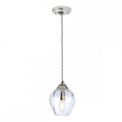 Tiber Polished Nickel Single Pendant Light by Quintiesse