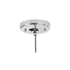 Tiber Polished Nickel Single Pendant Light by Quintiesse