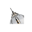 Tiber Polished Nickel Single Pendant Light by Quintiesse
