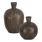 Islander Black Vases Set of 2 by Uttermost