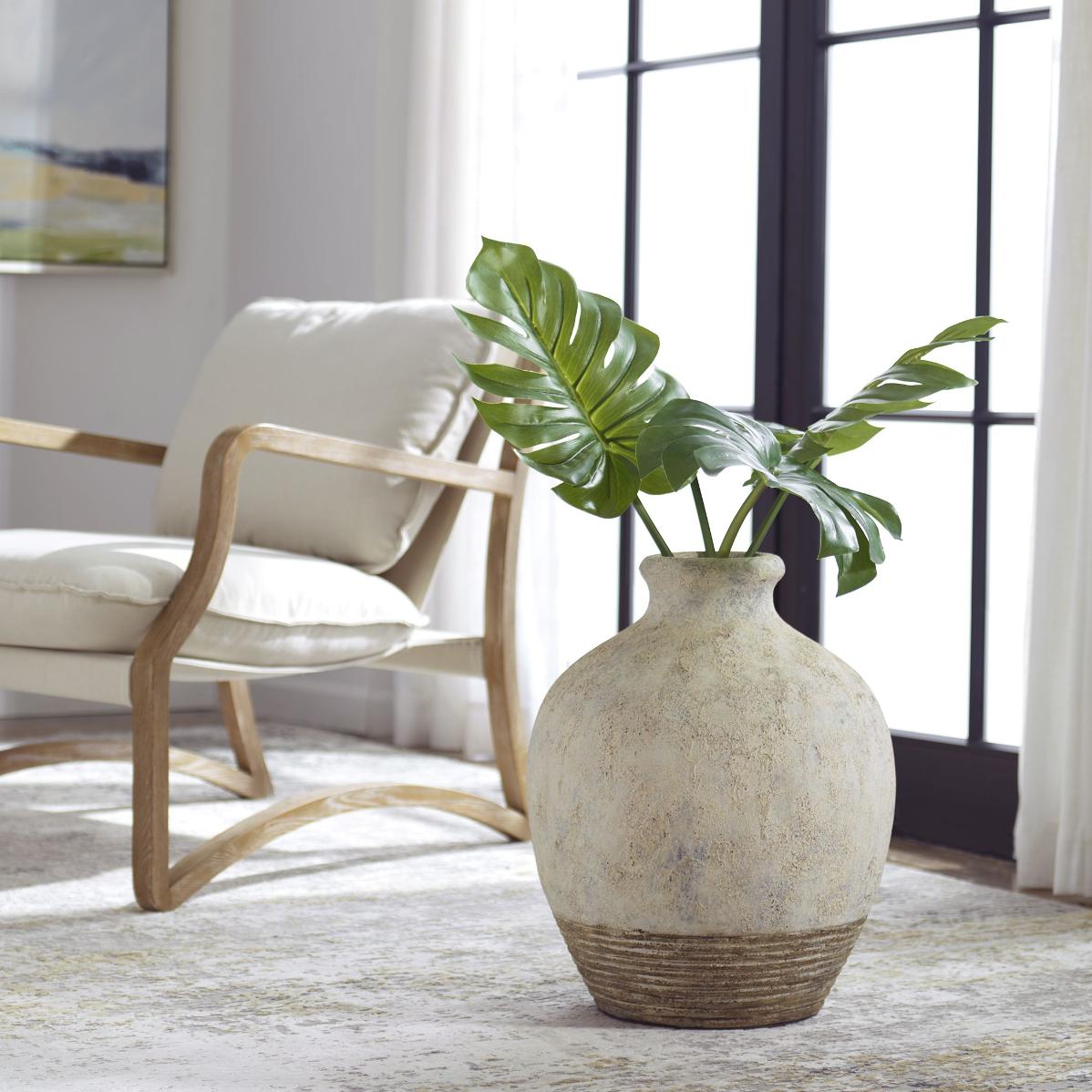 Fernandina Oversized Rustic Vase by Uttermost