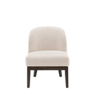 Bardfield Vanilla Fabric & Oak Wood Chair by Abode