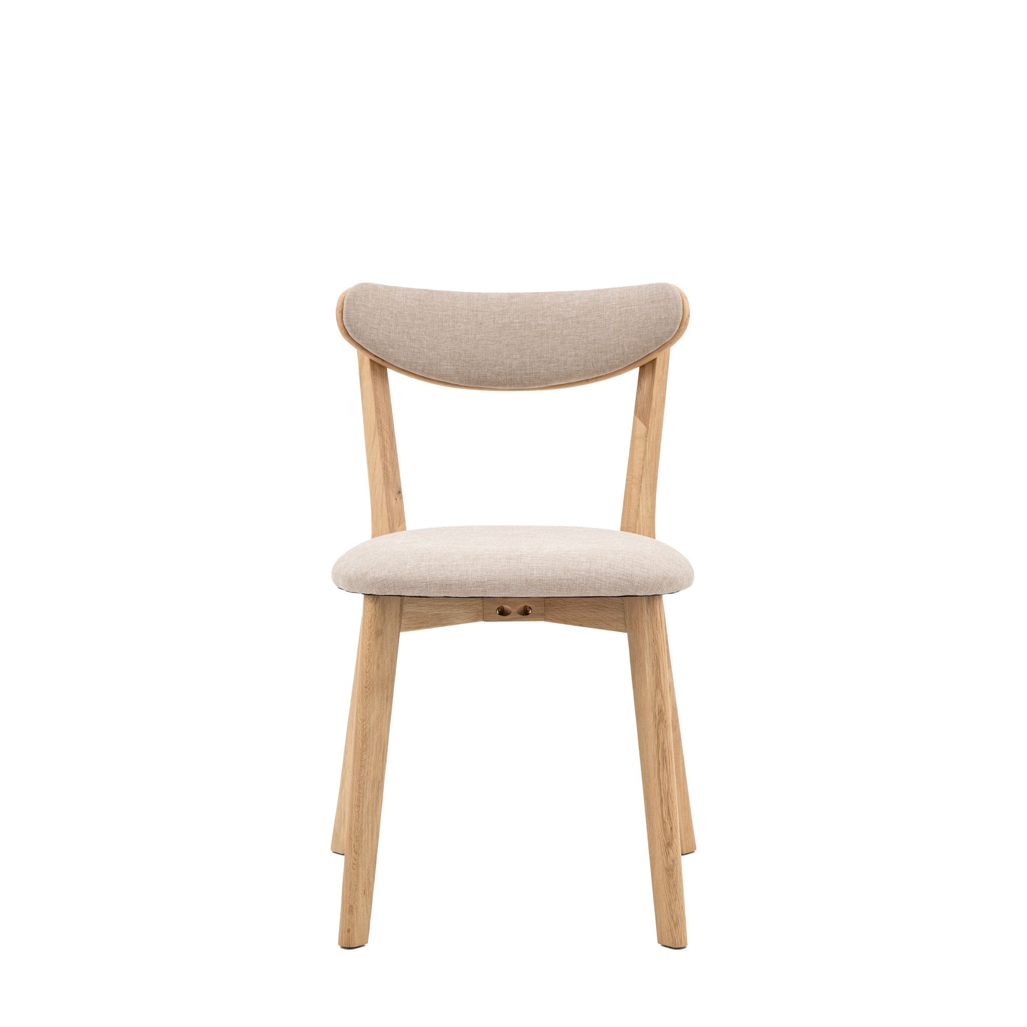 Hatfield Natural Dining Chairs Set of 2 by Abode