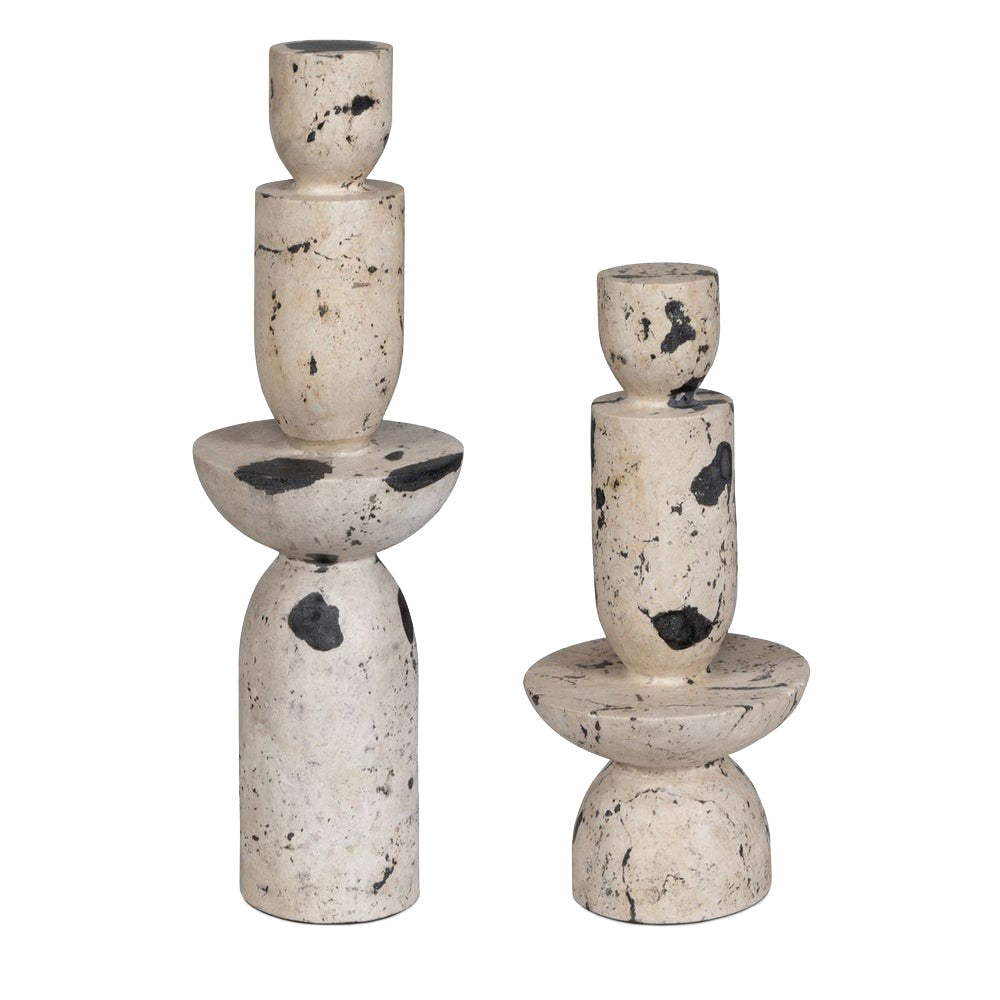 Nouveau Tower Indoor-Outdoor Sculptures Set of 2 by Uttermost