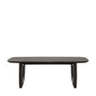 Arc Dark Mango Wood Coffee Table by Abode