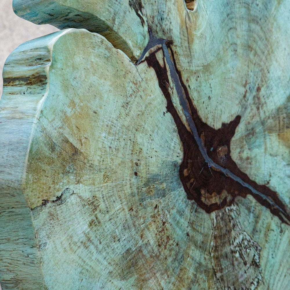 Bahati Mounted Wooden Sculpture in Blue by Uttermost