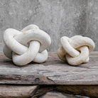 Limestone Link Indoor-Outdoor Sculptures - Set of 2 by Uttermost