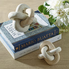 Limestone Link Indoor-Outdoor Sculptures - Set of 2 by Uttermost