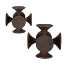 Balanced Harmony Dark Wooden Sculptures - Set of 2 by Uttermost