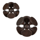Balanced Harmony Dark Wooden Sculptures - Set of 2 by Uttermost