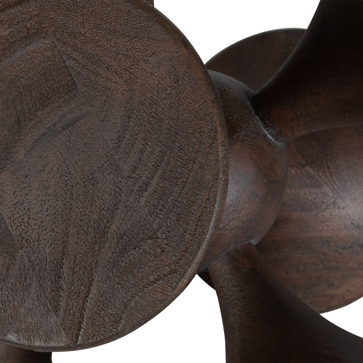 Balanced Harmony Dark Wooden Sculptures - Set of 2 by Uttermost