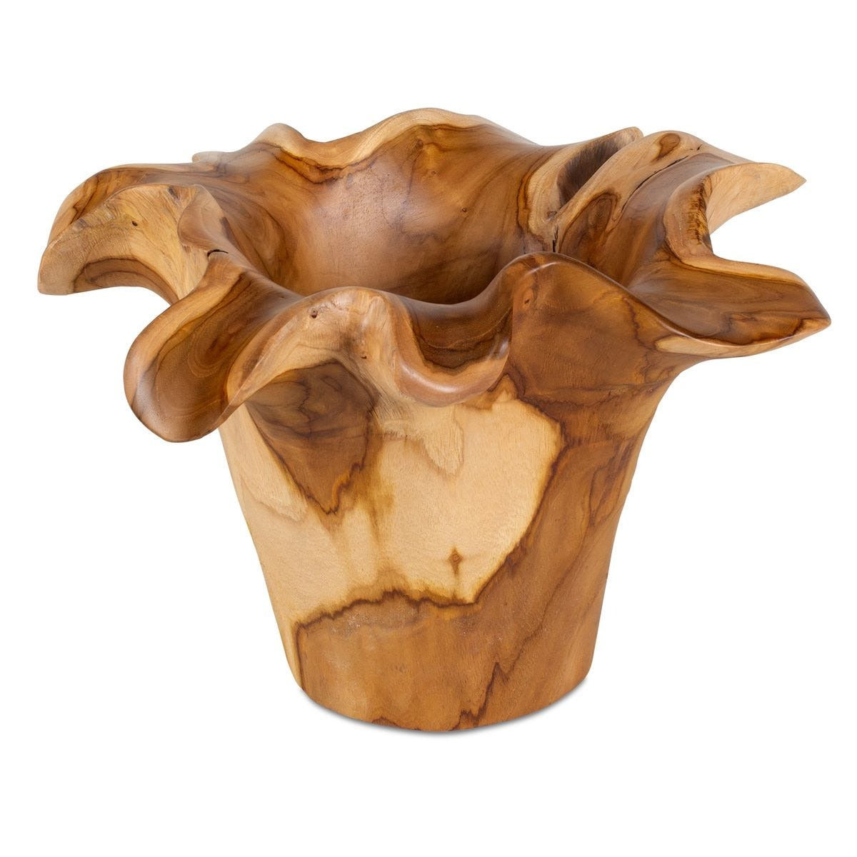 Teak Flow Natural Outdoor Bowl by Uttermost