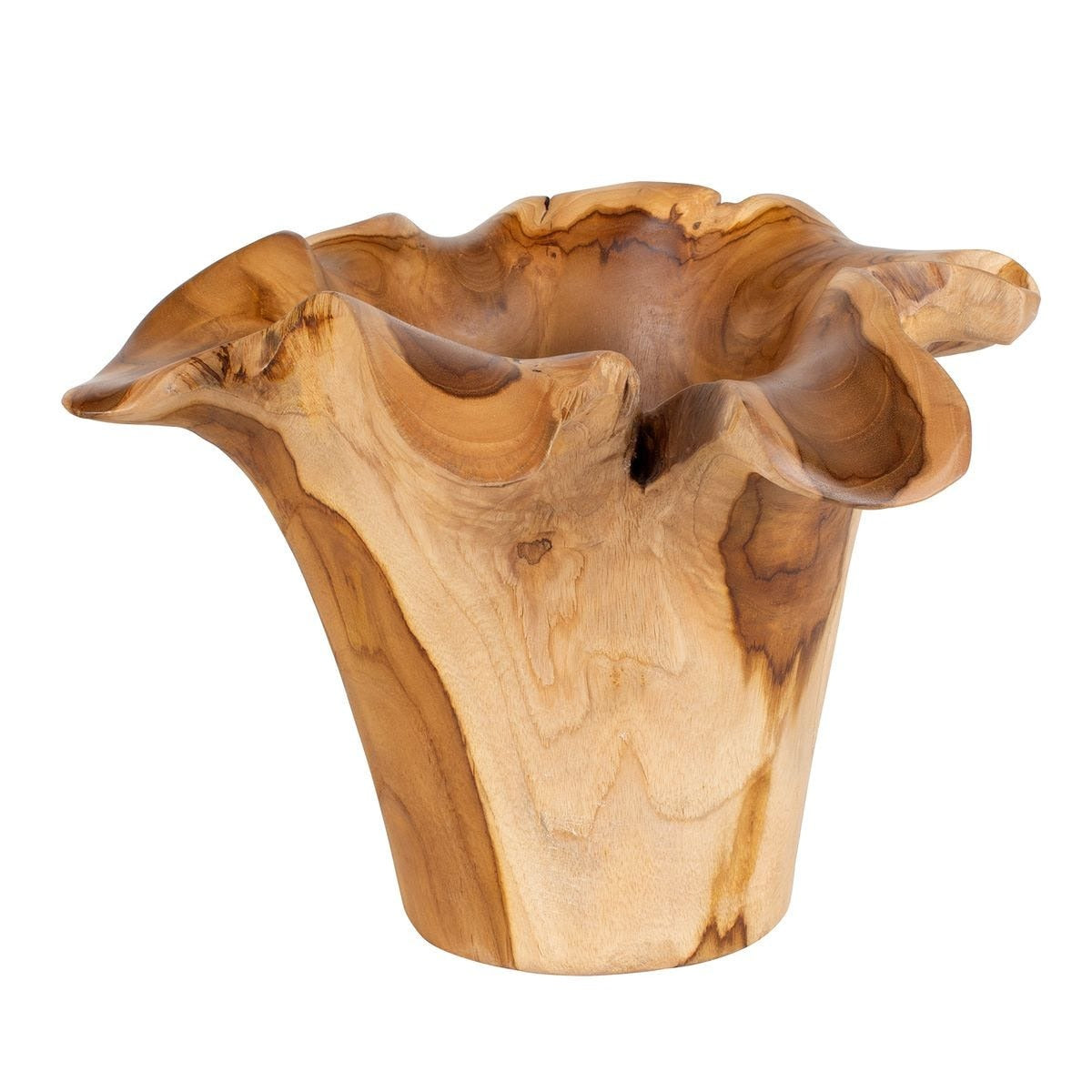 Teak Flow Natural Outdoor Bowl by Uttermost