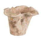 Teak Flow White Wash Outdoor Bowl by Uttermost