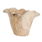 Teak Flow White Wash Outdoor Bowl by Uttermost