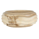 Waveform Bleached Wood Bowl by Uttermost
