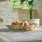 Organic Embrace Outdoor Teak Bowl by Uttermost