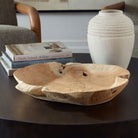 Organic Embrace Outdoor Teak Bowl by Uttermost