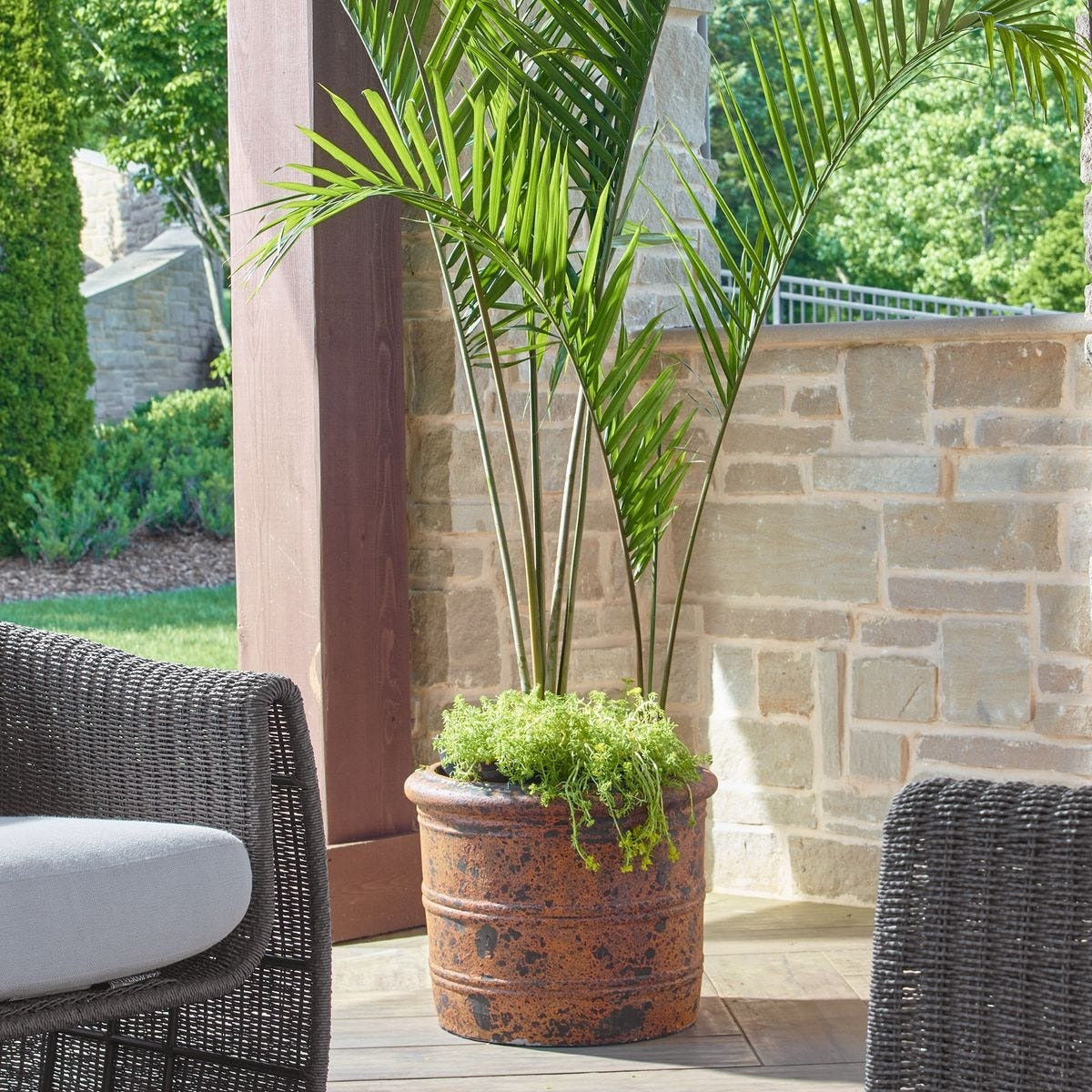 Weathered Relic Rustic Outdoor Planter by Uttermost