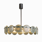 Sierra Single Pendant Ceiling Light Glass & Blackened Bronze by Heathfield & Co