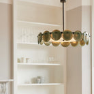 Sierra Single Pendant Ceiling Light Glass & Blackened Bronze by Heathfield & Co