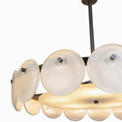Sierra Single Pendant Ceiling Light Glass & Blackened Bronze by Heathfield & Co