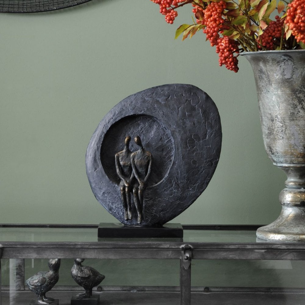 Abstract Couple Sculpture by Libra Interiors