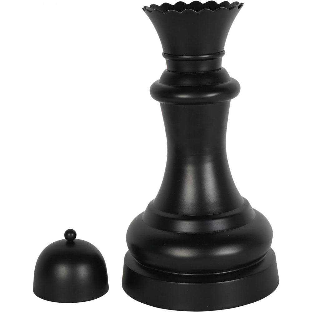 Decorative Queen in Black Finish by Libra Interiors