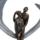 Love Sculpture In Circular Heart by Libra Interiors