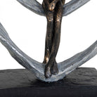 Love Sculpture In Circular Heart by Libra Interiors