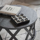 Chollerford Bone Inlay Noughts and Crosses Game by Libra Interiors