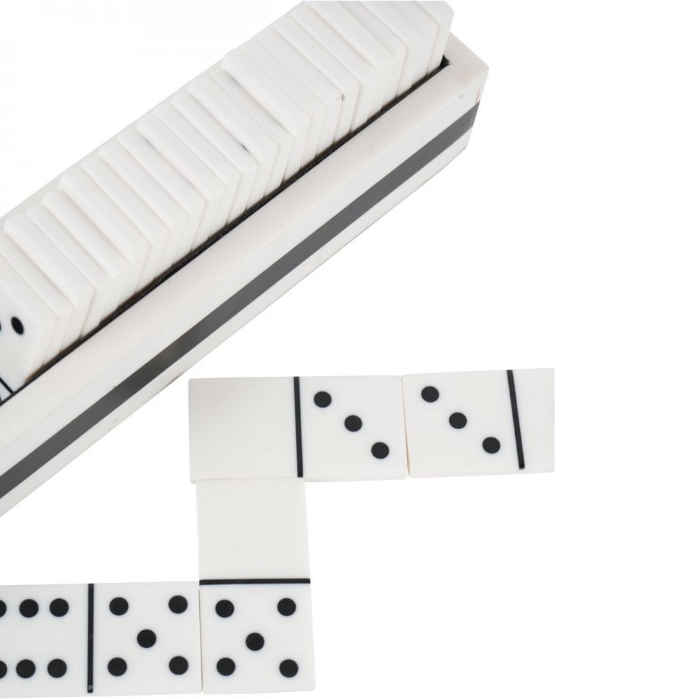 White and Black Domino Set by Libra Interiors