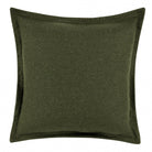 Tor Reversible Cushion Olive Khaki by Zinc Textile