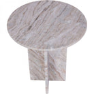 Cavallo Fantasy Brown Marble Side Table by Libra Interiors