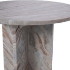Cavallo Fantasy Brown Marble Side Table by Libra Interiors