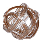 Twisted Brown Glass Knot by Kensington
