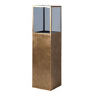 Extra Large Gold Metal Candle Holder On Plinth 1650mm - Limited Stock Available by Kensington
